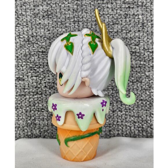 GENSHIN IMPACT "NAHIDA" ICE CREAM CONE SERIES ANIME FIGURE 3.5" - RZAHUAHU - Picture 4 of 6